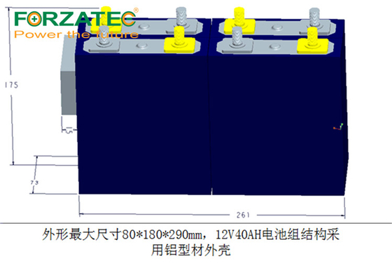 12V20Ah Lifepo4 Lithium Ion Battery Aluminum Box Battery Packing High Performance