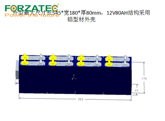 12V20Ah Lifepo4 Lithium Ion Battery Aluminum Box Battery Packing High Performance