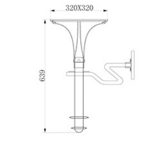 5W All In One Solar Led Garden Wall Lamp IP65 Green Environmental Protection