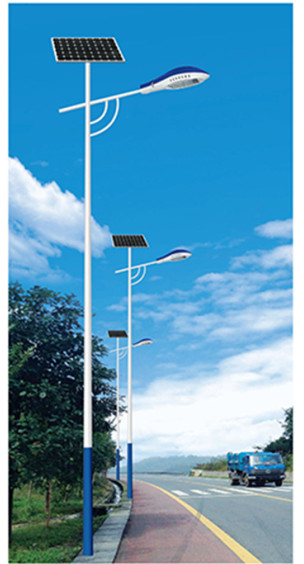 35W Solar Integrated LED Street Light Charging Time 8H Long Cycle Life